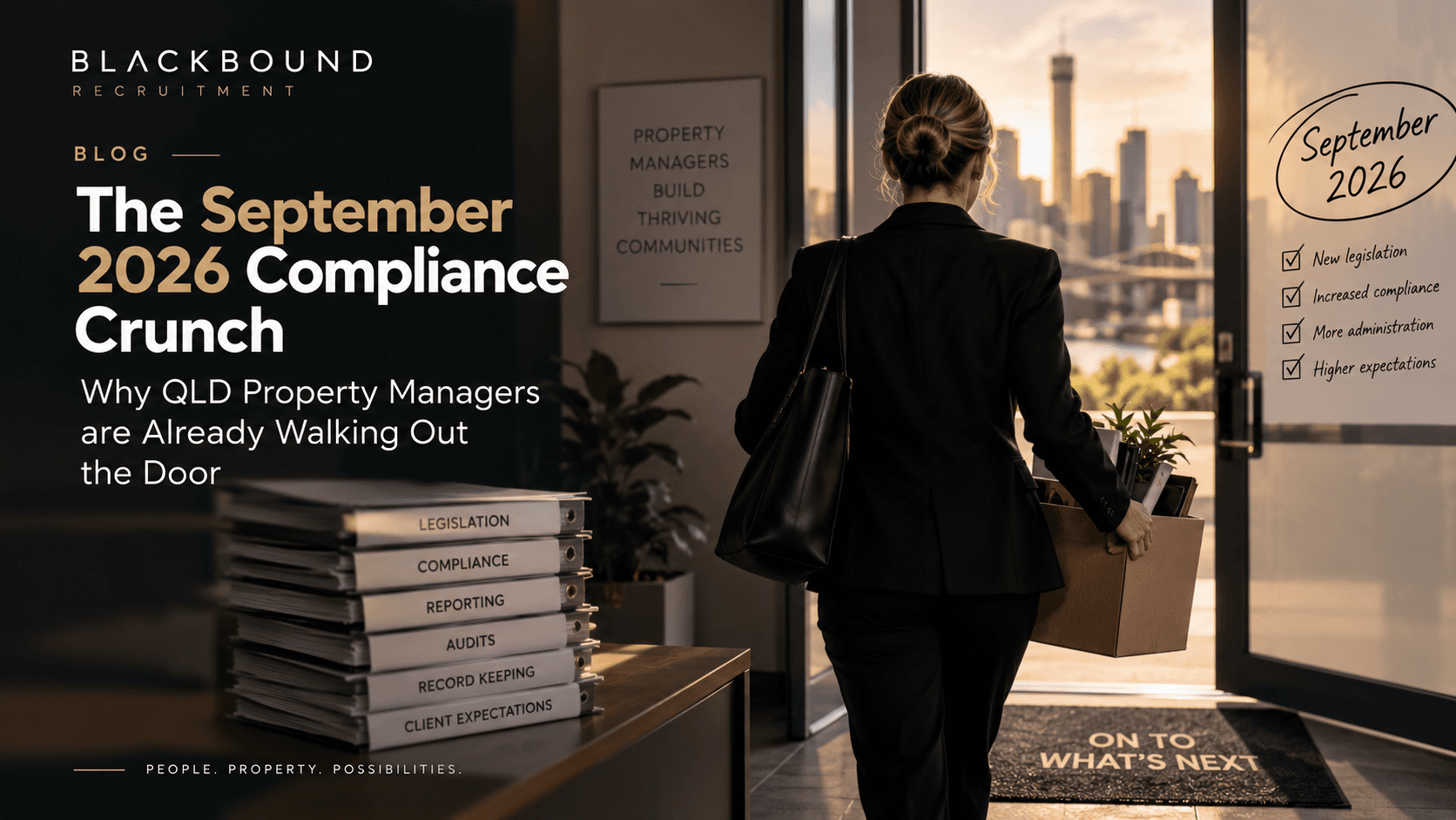 The September 2026 Compliance Crunch: Why QLD Property Managers Are Already Walking Out the Door